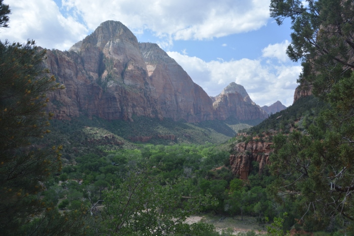 In the Kayenta-Emerald Pools Trail